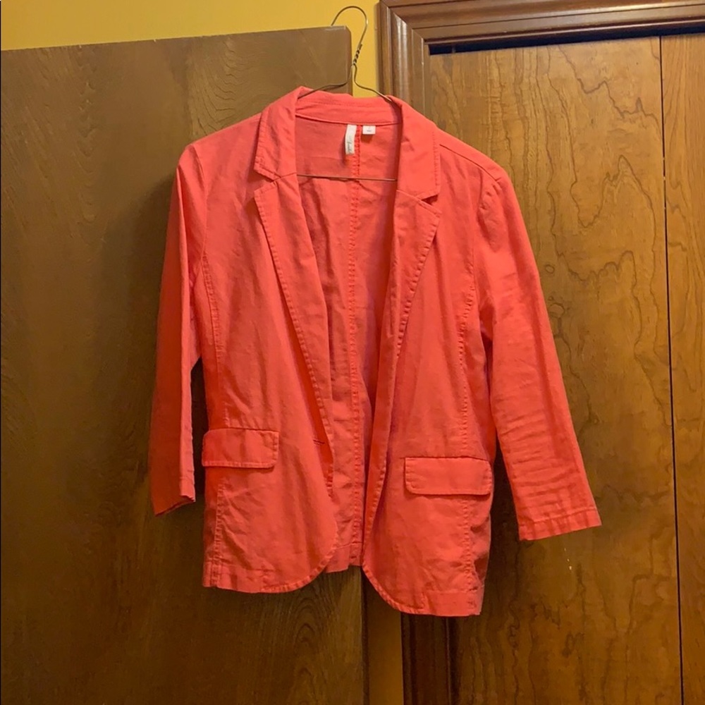 Salmon Colored Blazer